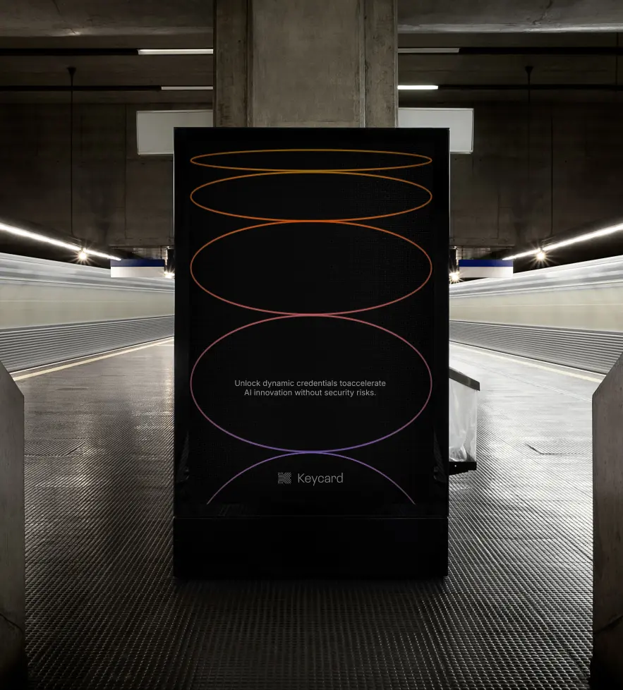 Keycard subway billboard ad