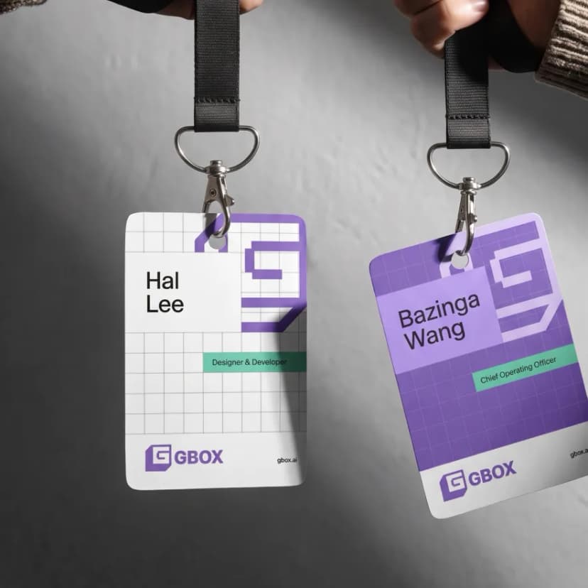 Case study: Gbox – blueprint-inspired brand system for AI agent infrastructure