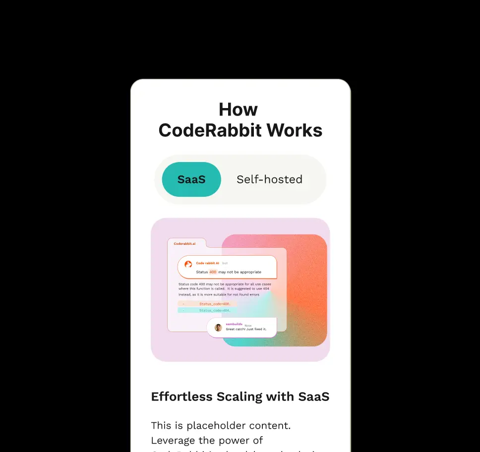 Mobile code change summary dark interface