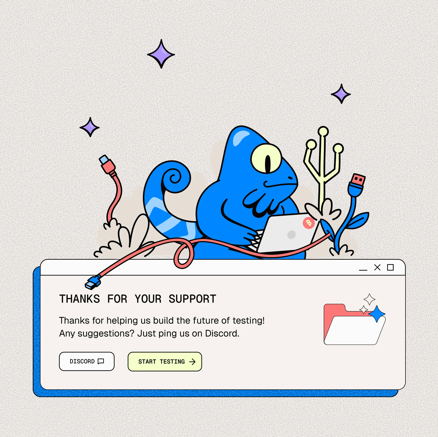 Case study: Bugster – chameleon brand identity for an autonomous QA agent