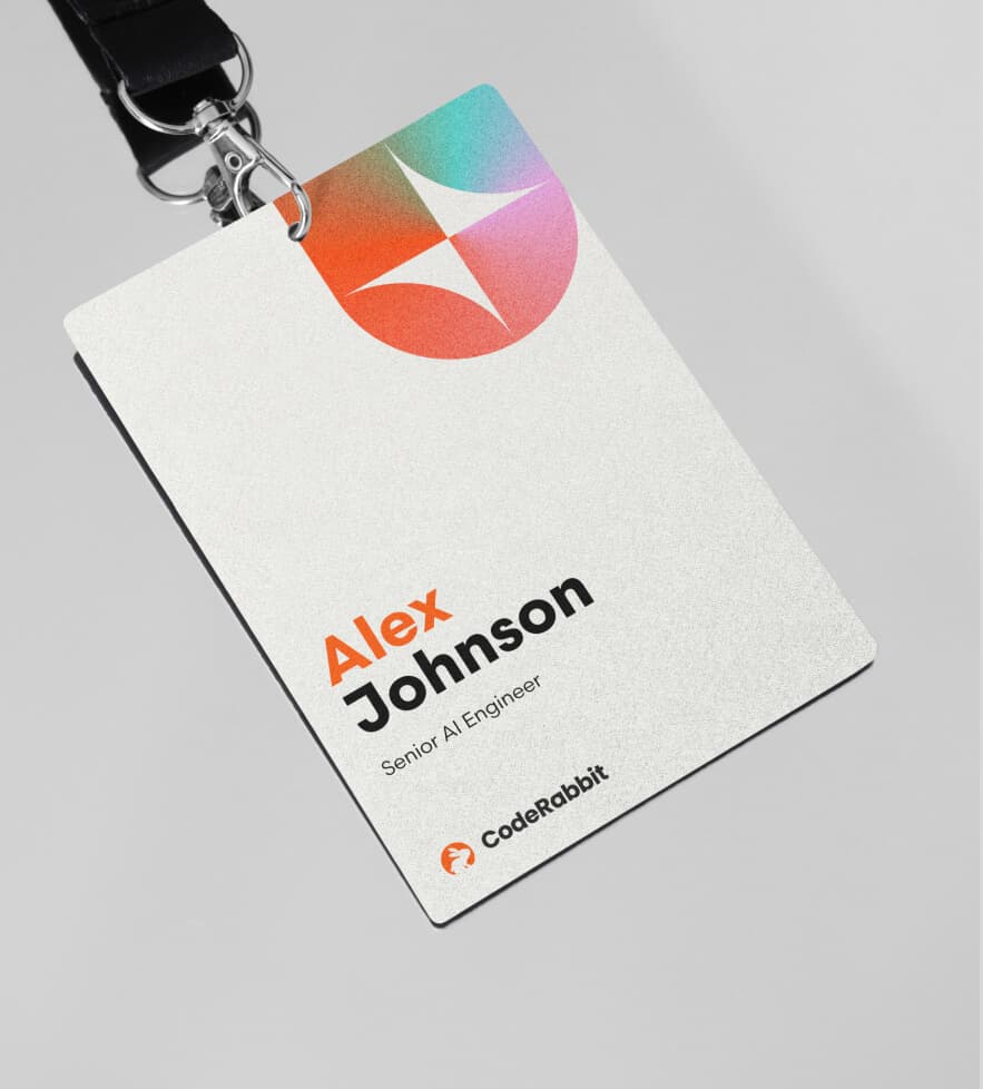 CodeRabbit id card alex johnson senior ai engineer