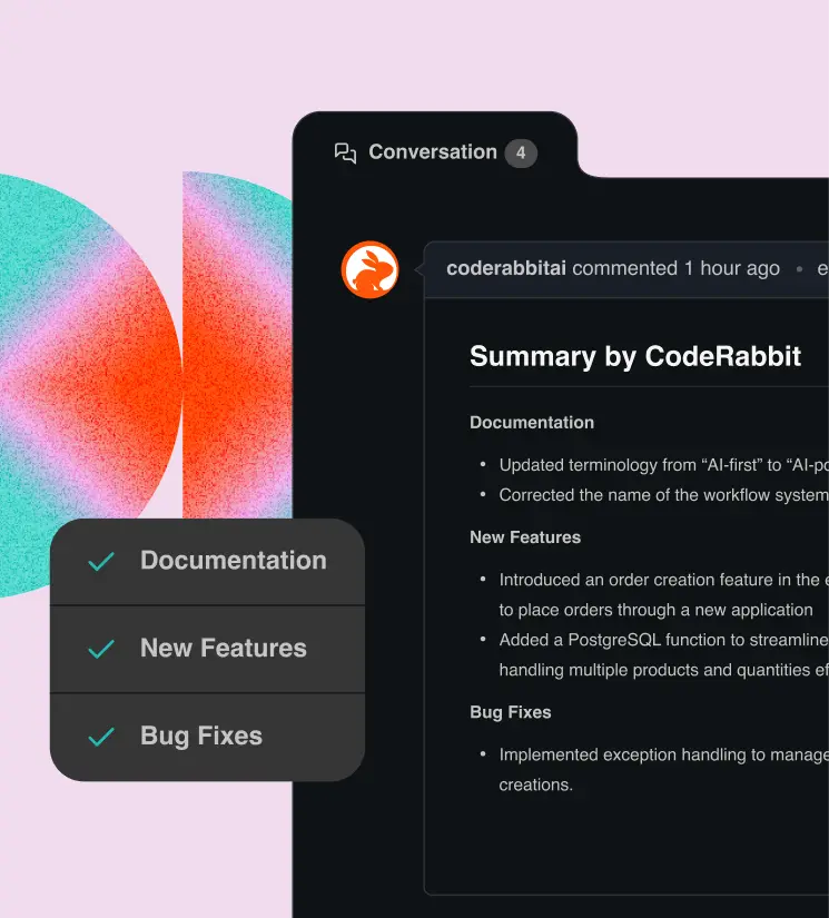 Coderabbit pull request summary comments ui