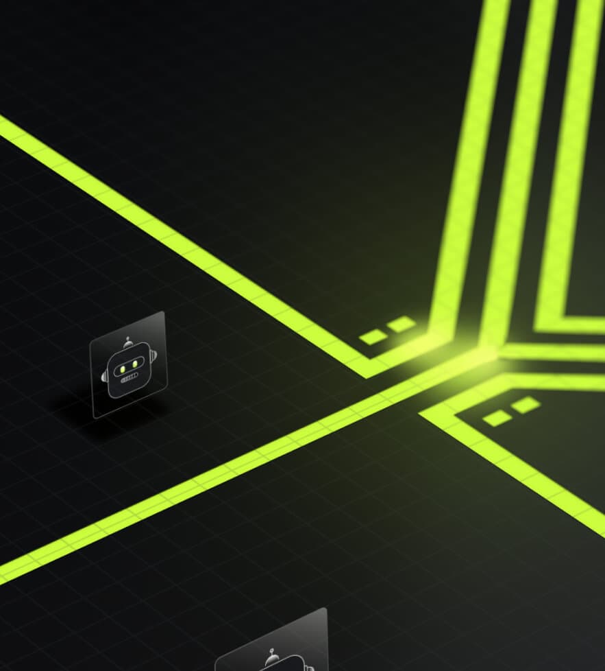 Keycard digital grid illustration