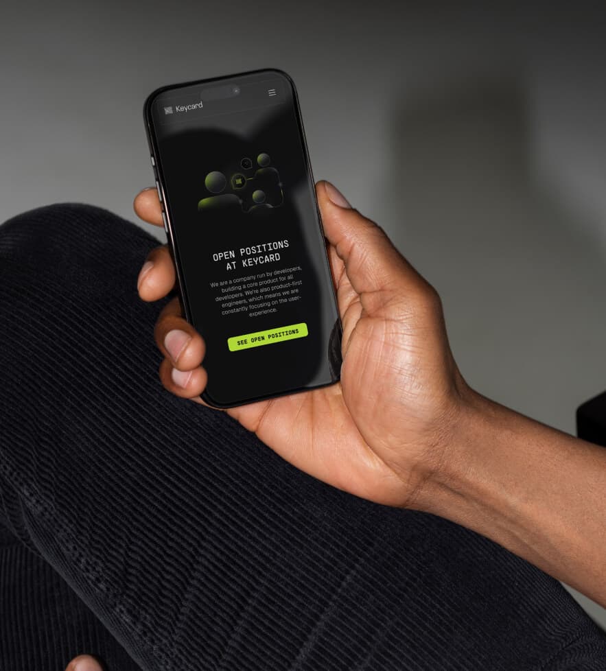 Keycard mobile job positions