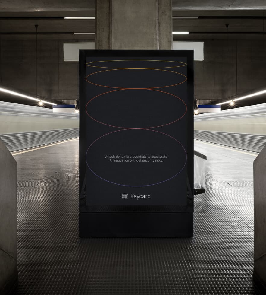 Keycard subway billboard ad